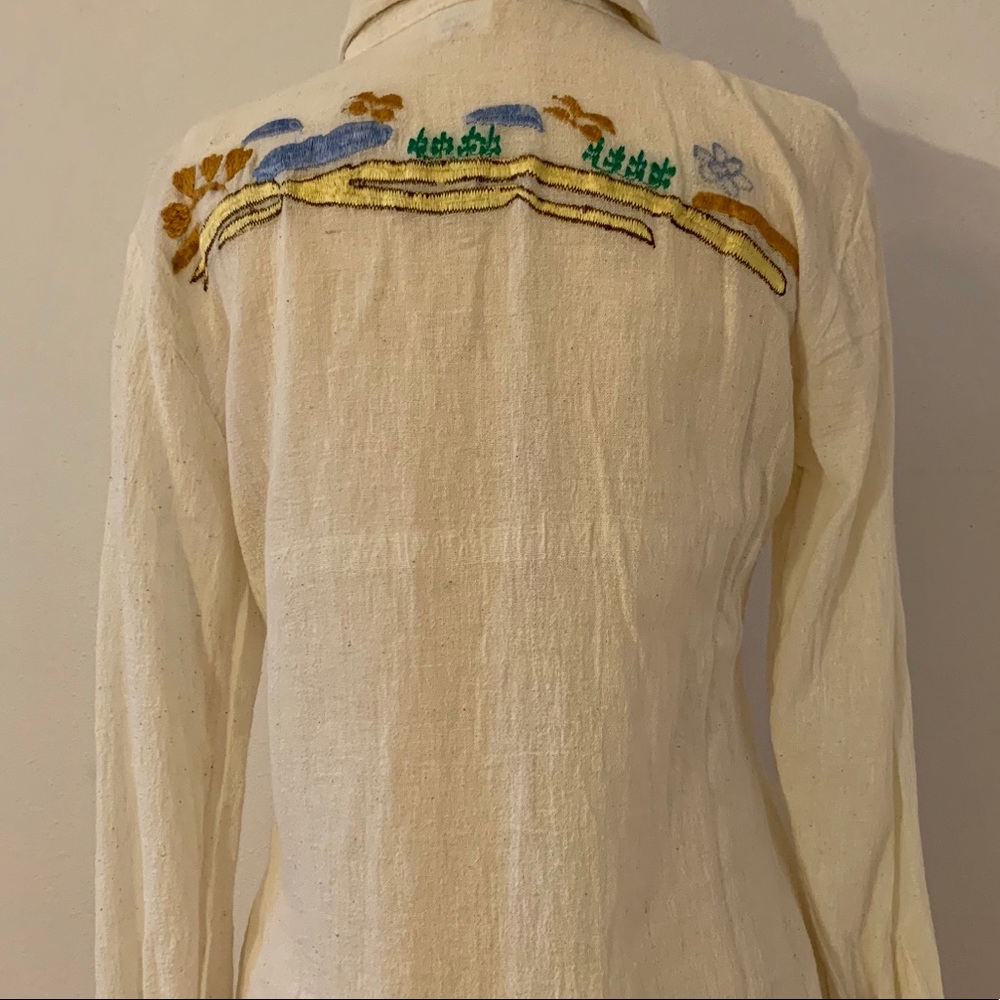 Vintage 1970s Button Down Shirt - Picture 5 of 10